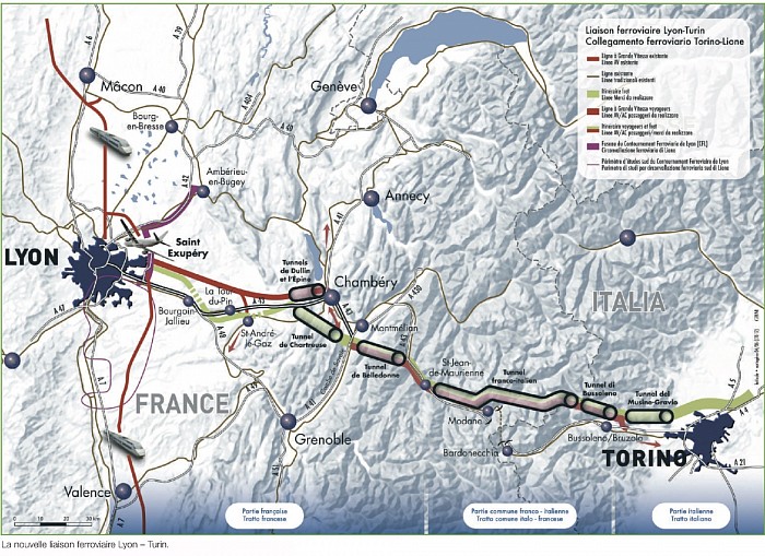 Projet de liaison Lyon Turin. Document de 2006