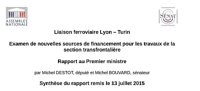 Rapport Destot & Bouvard, 2015