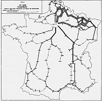 Prévisions SAEI 1962 : Le Charbon par voie ferrée prévu pour 1965