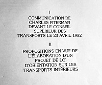 Présentation du projet de LOTI au CST (avril 1982)