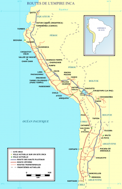Routes de l’empire Inca  (https://primaire.recitus.qc.ca/sujet/organisation/incas-1500/content/des-routes-et-des-ponts)